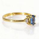 Anillo Lèa Zafiro Claro Yellow