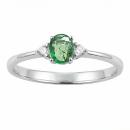 Anillo Lèa Esmeralda Oval 