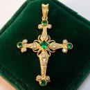 Cruz Canastillo Dorado